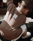 Organic Slim Longsleeve - Walnut - S A L E
