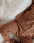 Organic Rib Sweatshirt - Walnut- S A L E