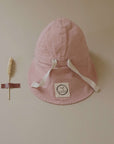 Organic Sun Hat - Dusty Rose - UPF 50+