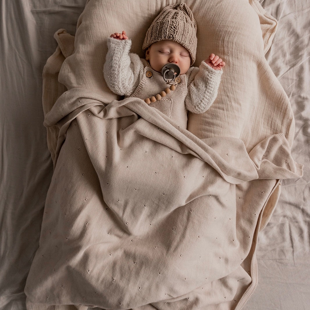 Decken aus gots zertifizierter bio baumwolle