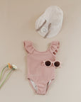 Sustainable Bathing Suit - Dusty Rose