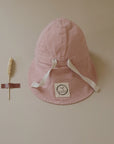 Organic Sun Hat - Dusty Rose - UPF 50+