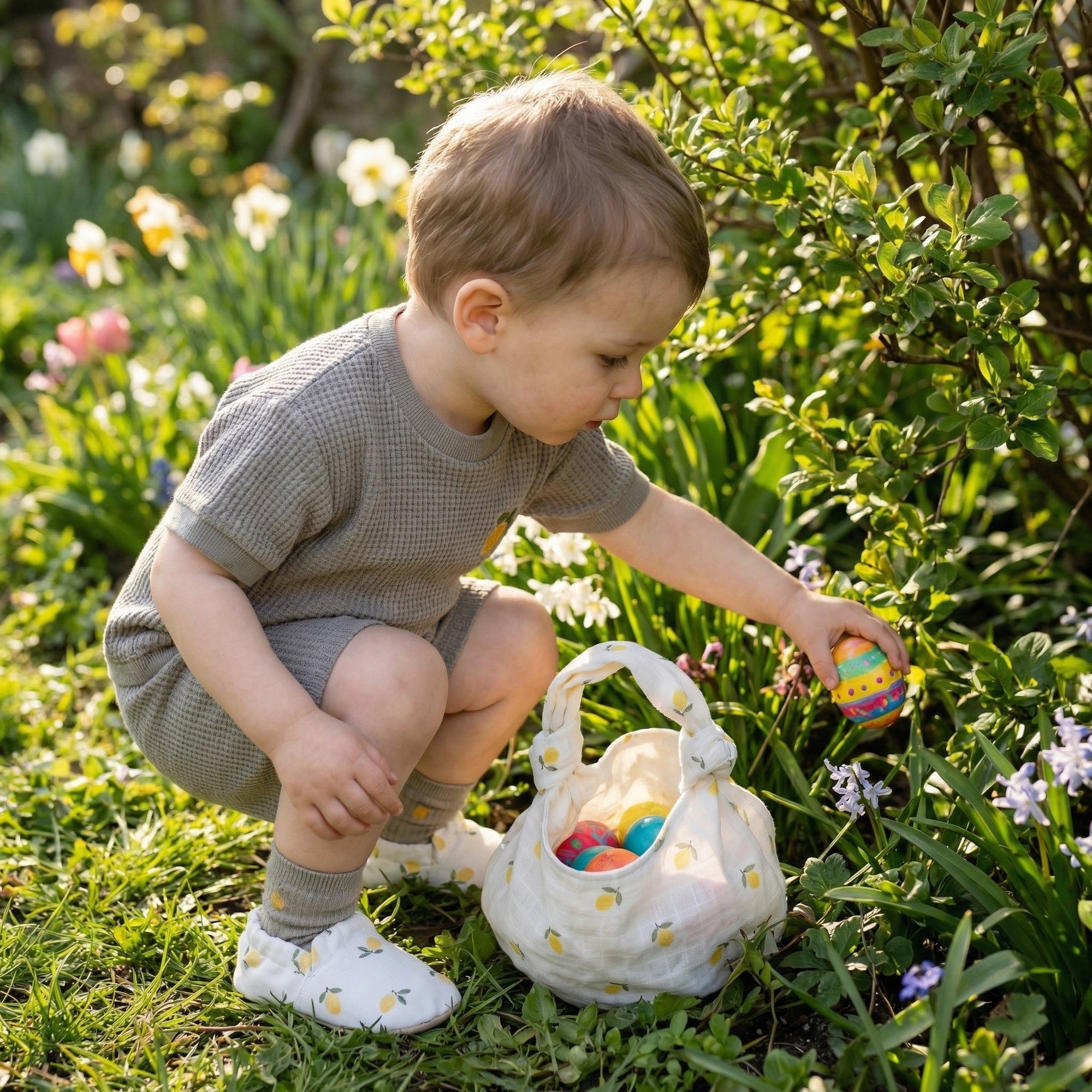 Ostern steht vor der Türe mit unserem Musselin DIY