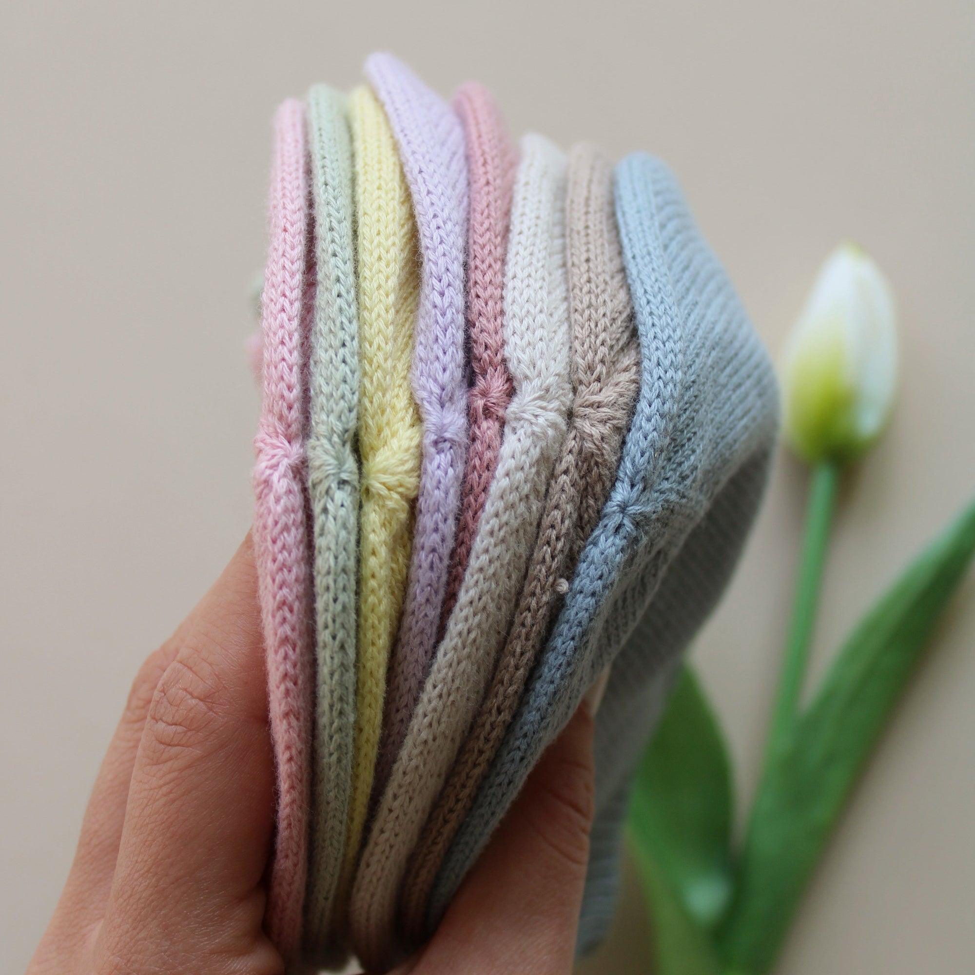 Thin Knit Beanies - Organic Cotton