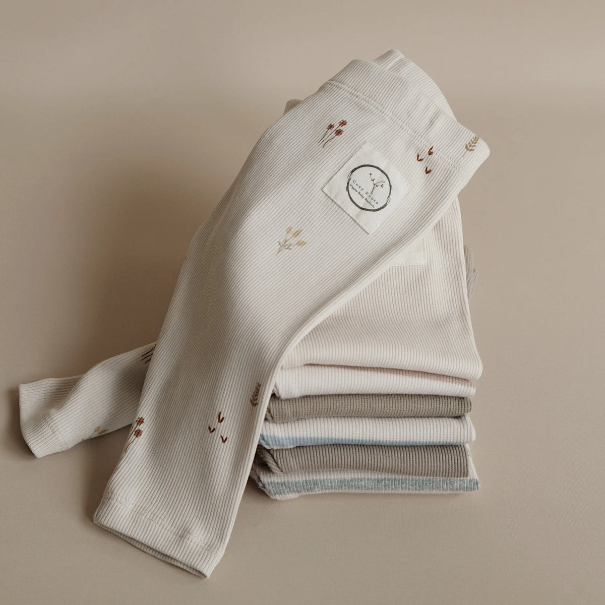 Rib Leggings aus Bio Baumwolle