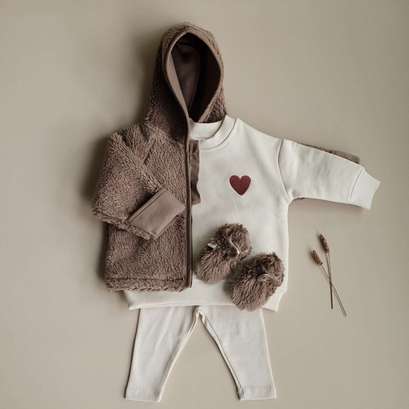 Organic Teddy Jacket - Mocha - SALE