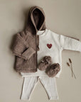 Organic Teddy Jacket - Mocha - SALE