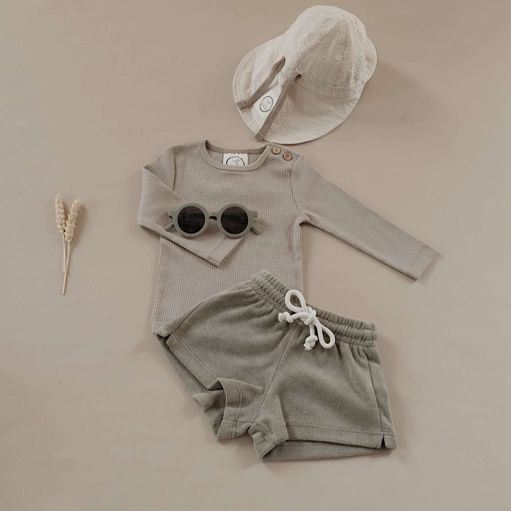 Organic Slim Longsleeve - Caramel