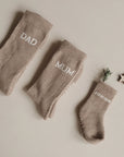 Organic Socks - MUM - Caramel