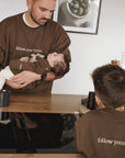 Family Sweatshirt - Chocolate Brown - The Cosy Club
