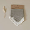 Organic Muslin Bibs - Khaki/Sand - SALE