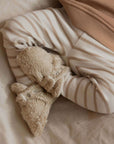 Organic Teddy Booties - Cream - SALE