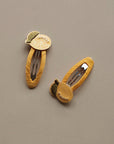 Hair Clips - Pure Lemon - Pack of 2