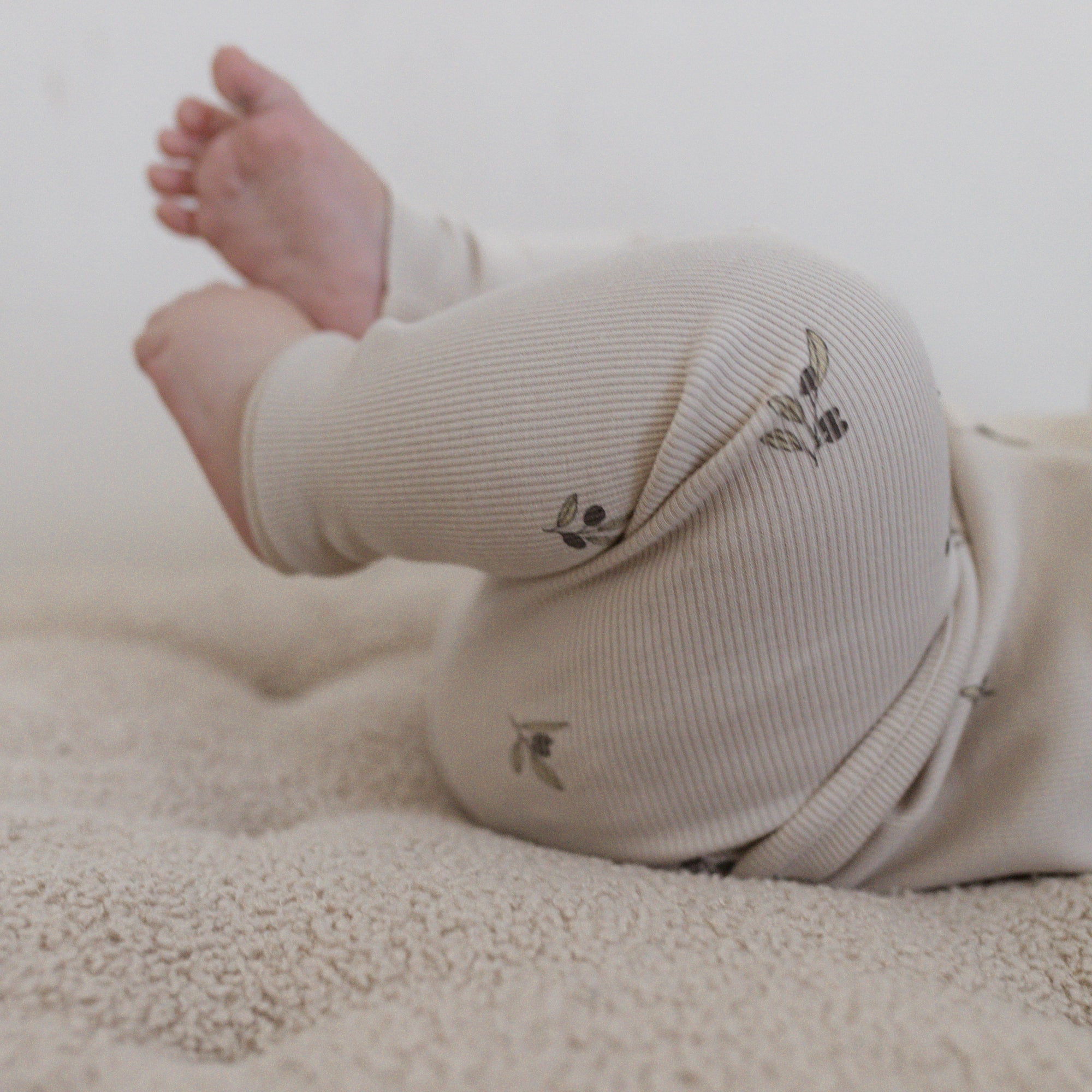 Organic Rib Leggings - Tiny Olives