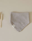 Organic Muslin Bibs - Dusty Rose/Caramel