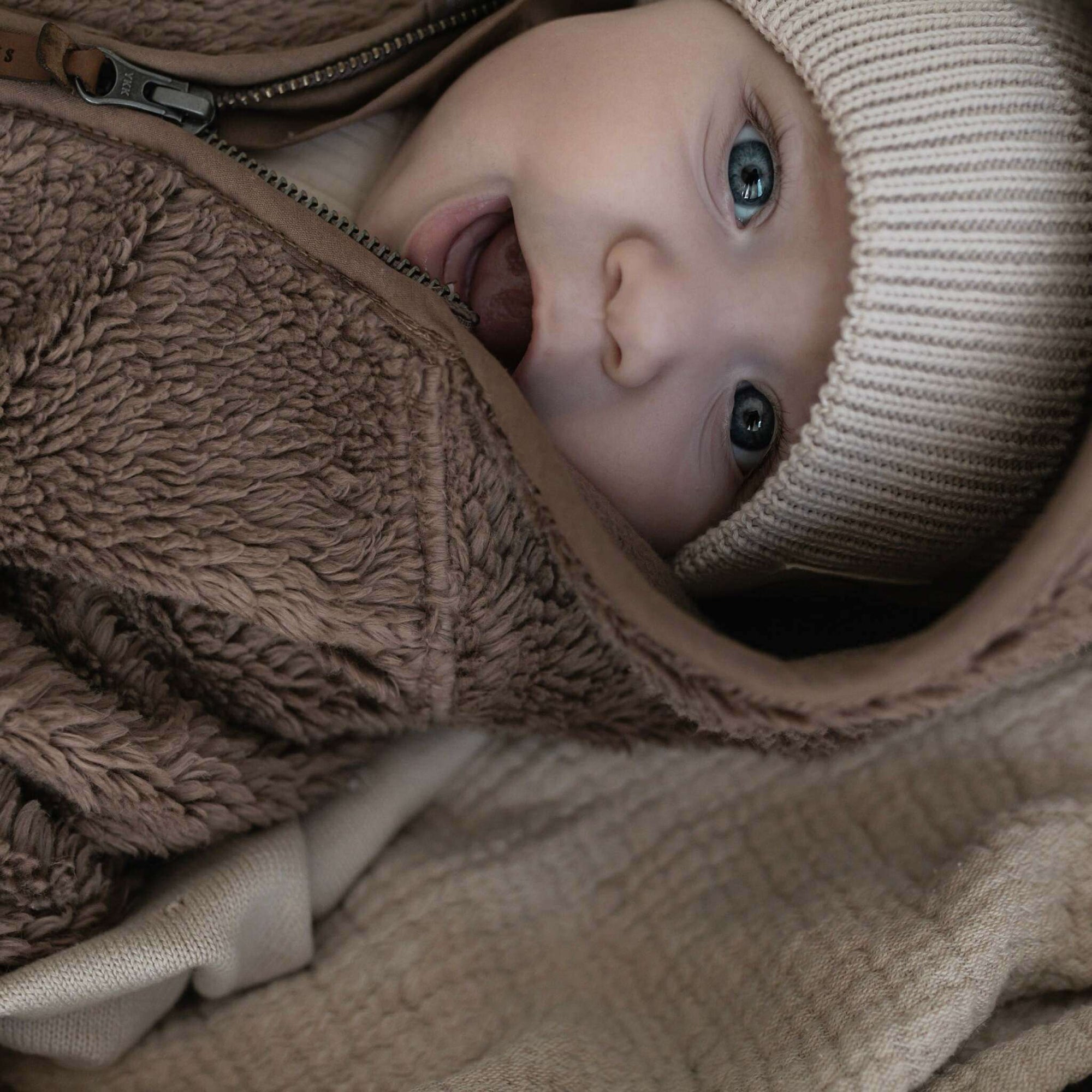 Organic Teddy Jacket - Mocha - SALE