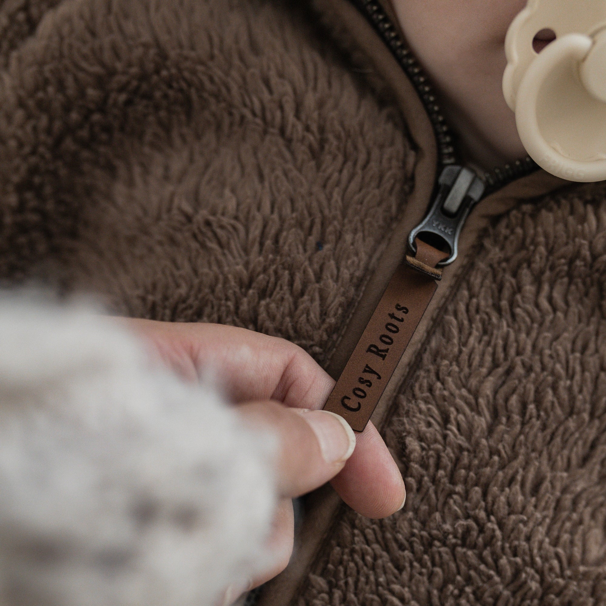 Organic Teddy Jacket - Mocha