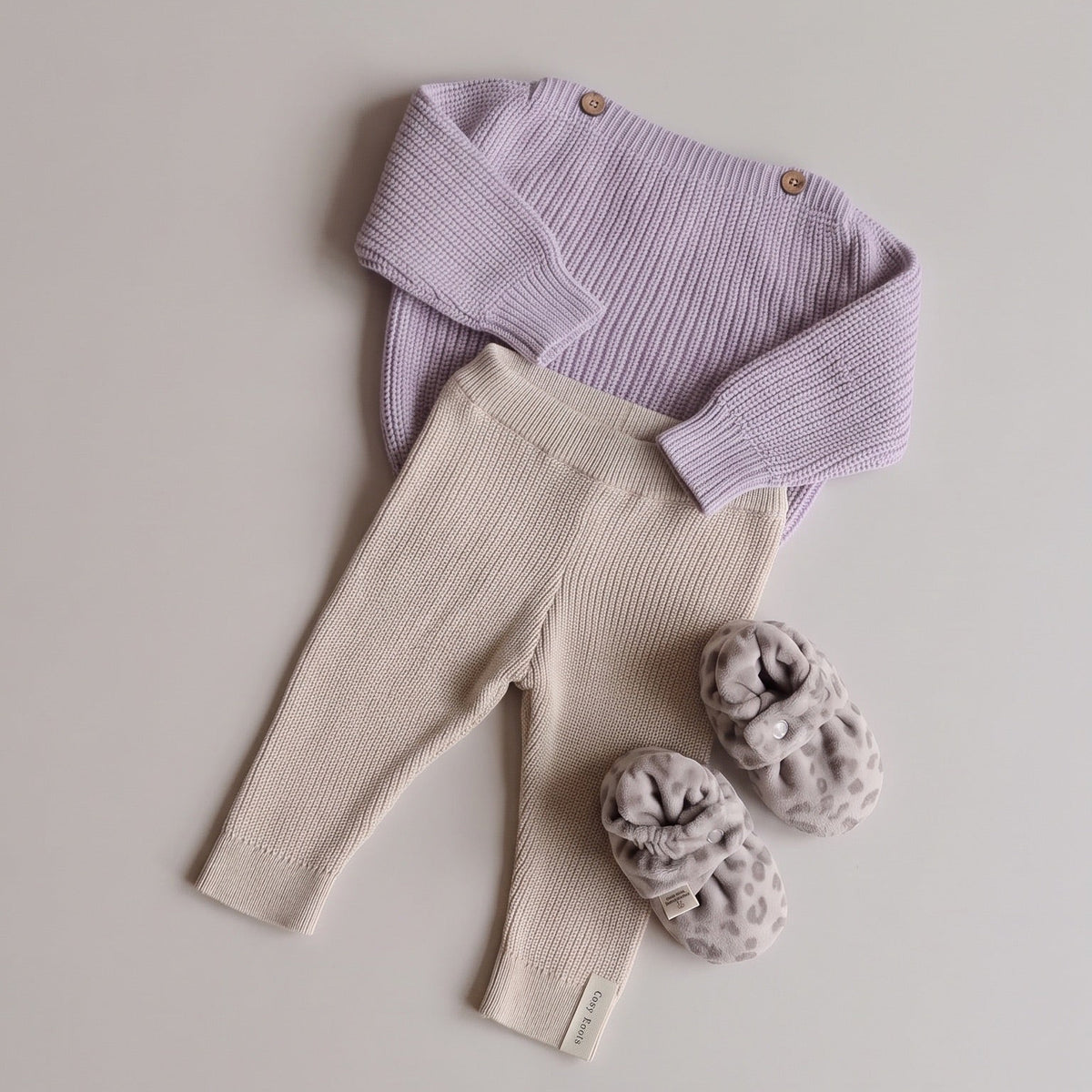 Organic Nicky Booties - Leo Macchiato