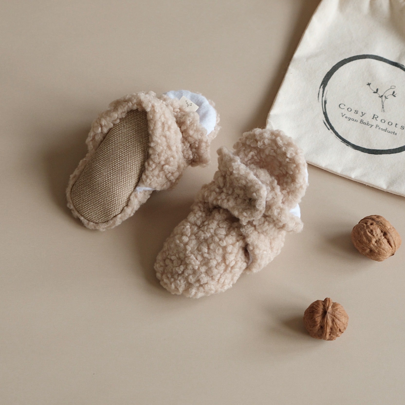Teddy Booties - Sand