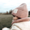 Organic Knit Beanie - Dusty Rose