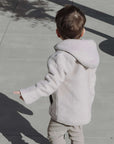 Organic Fleece Jacket - Taupe Melange