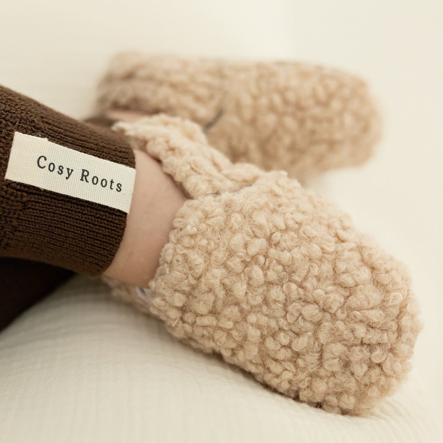 Vegan Shoes -Cosy Roots - Teddy Shoes - Sand – Cosy Roots GmbH