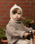 Organic Knit Balaclava - Sand