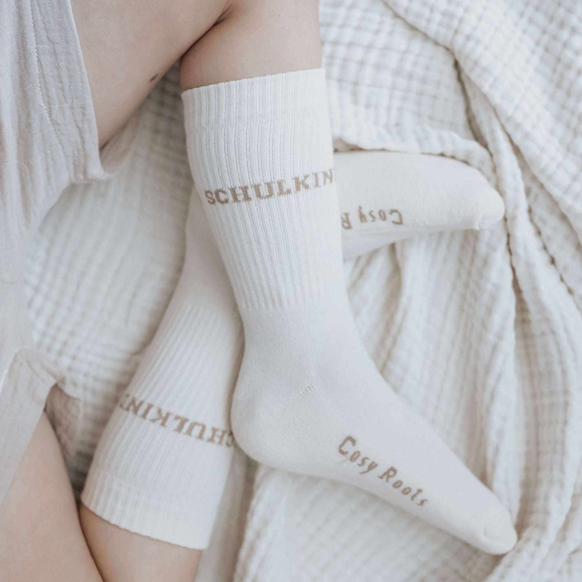 Organic Socks - SCHOOL CHILD - Sand