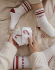 Organic Socks - Cosy Christmas - Red