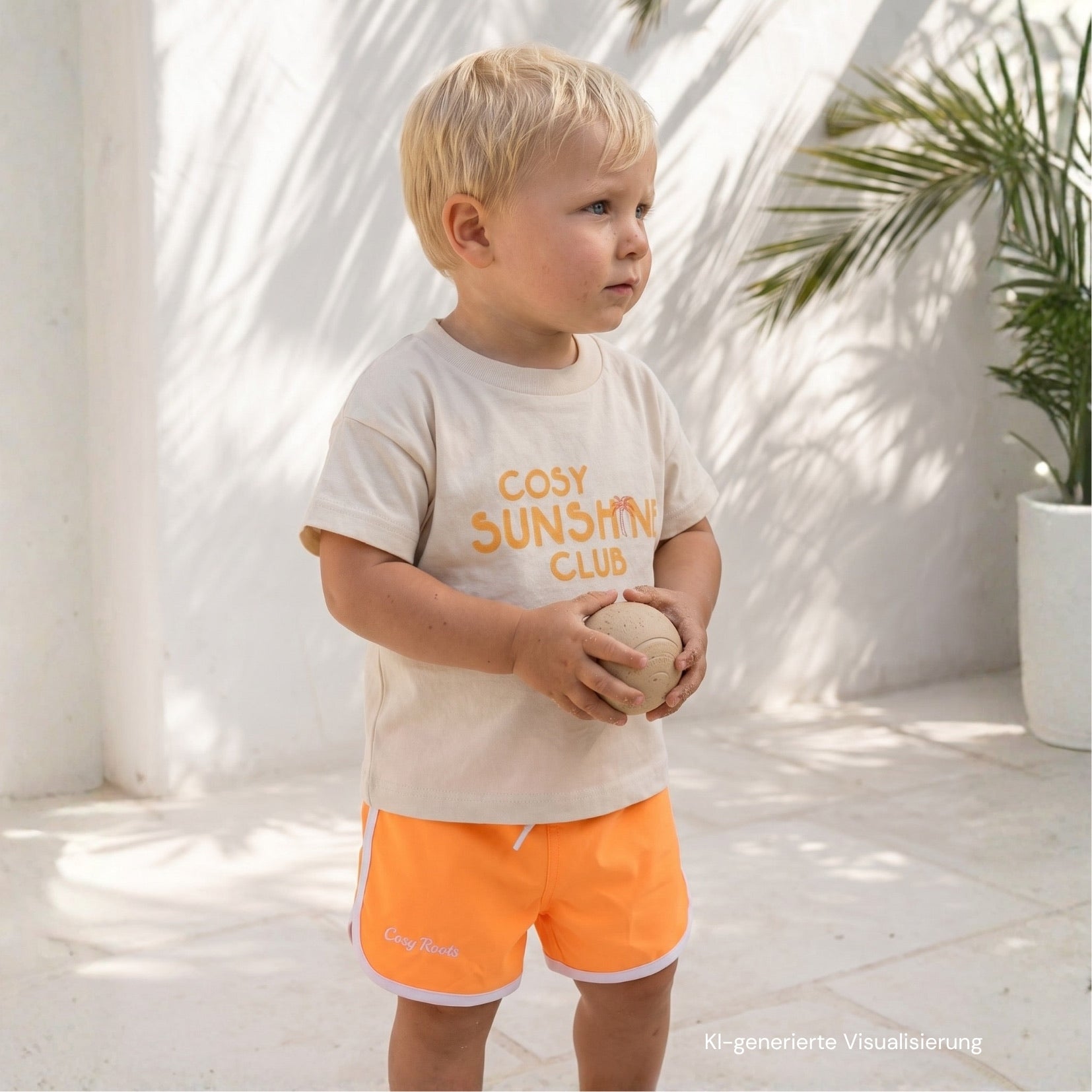 GOTS Organic Oversize Shirt - Cosy Sunshine Club