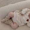 Organic Teddy Booties - Cream - SALE