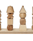 Natural Wooden Stacking Toy - XL - Montessori