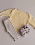 Organic Nicky Booties - Leo Macchiato