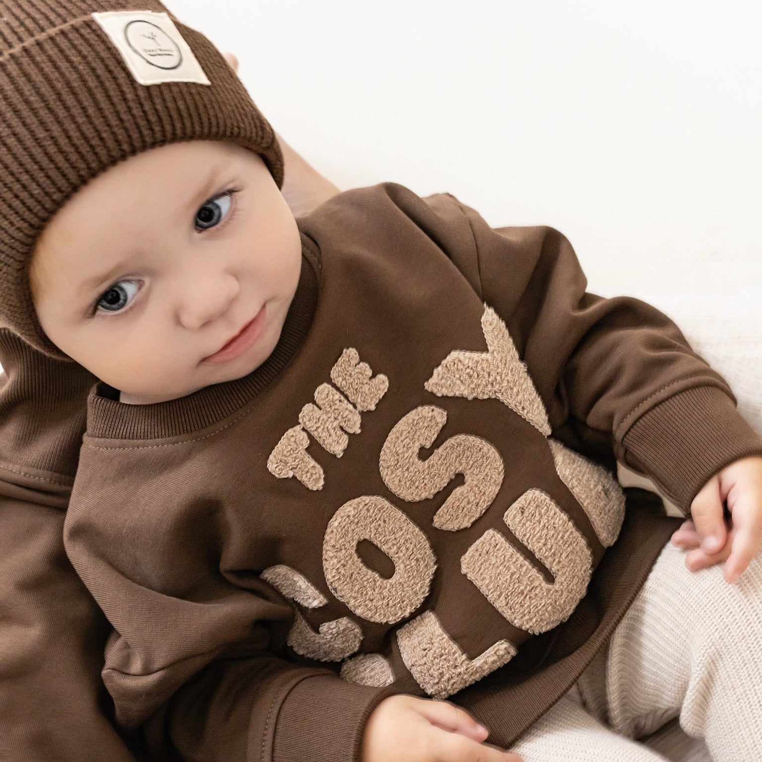 Family Sweatshirt - Chocolate Brown - The Cosy Club