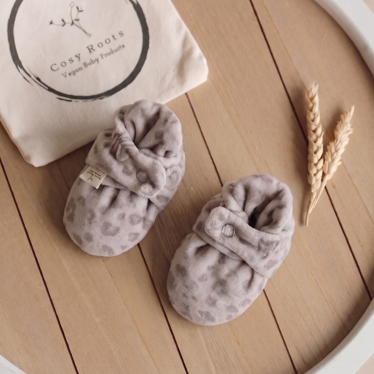 Organic Nicky Booties - Leo Macchiato