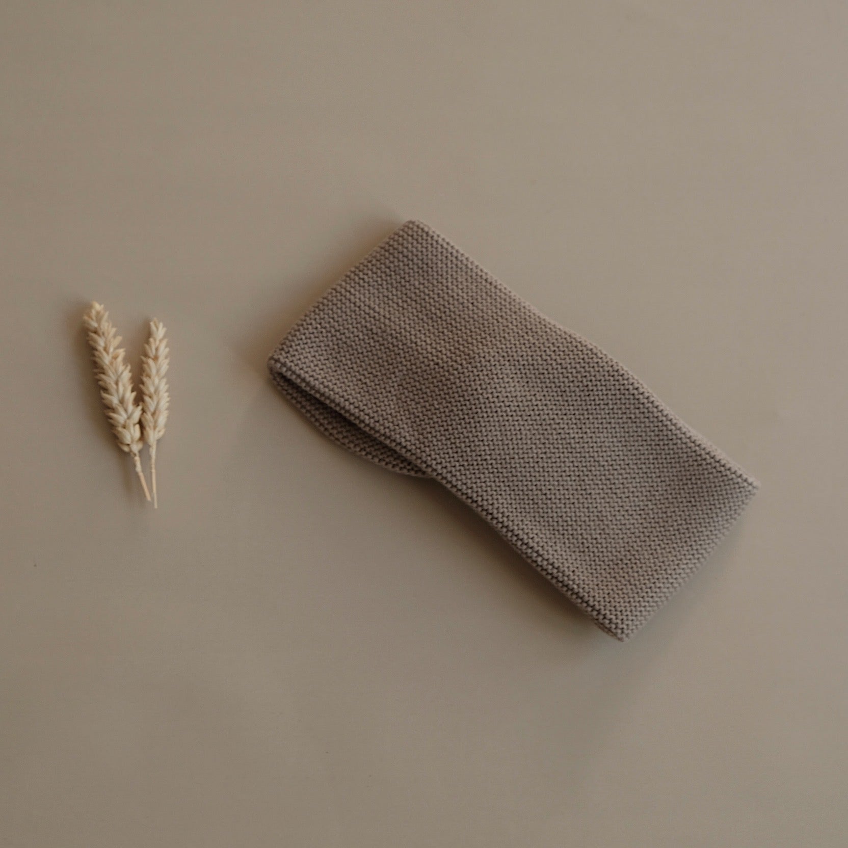 Organic Knit Headband - Caramel