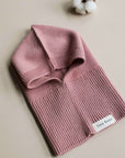 Organic Knit Balaclava - Dusty Rose