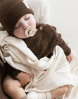 Organic Oversize Knit Pulli - Chocolate