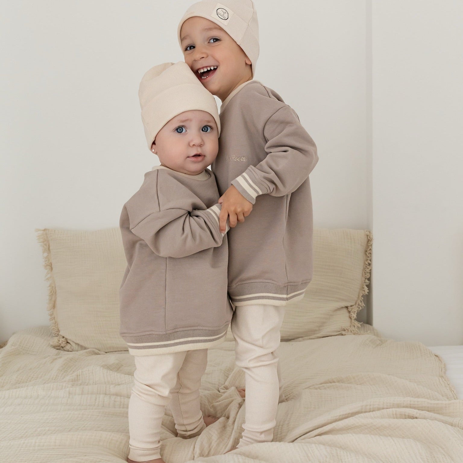 Family Sweatshirt - Caramel