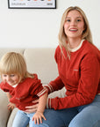 Family Sweatshirt - MUM - Vintage Red