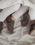 Organic Teddy Shoes - Mocha - SALE
