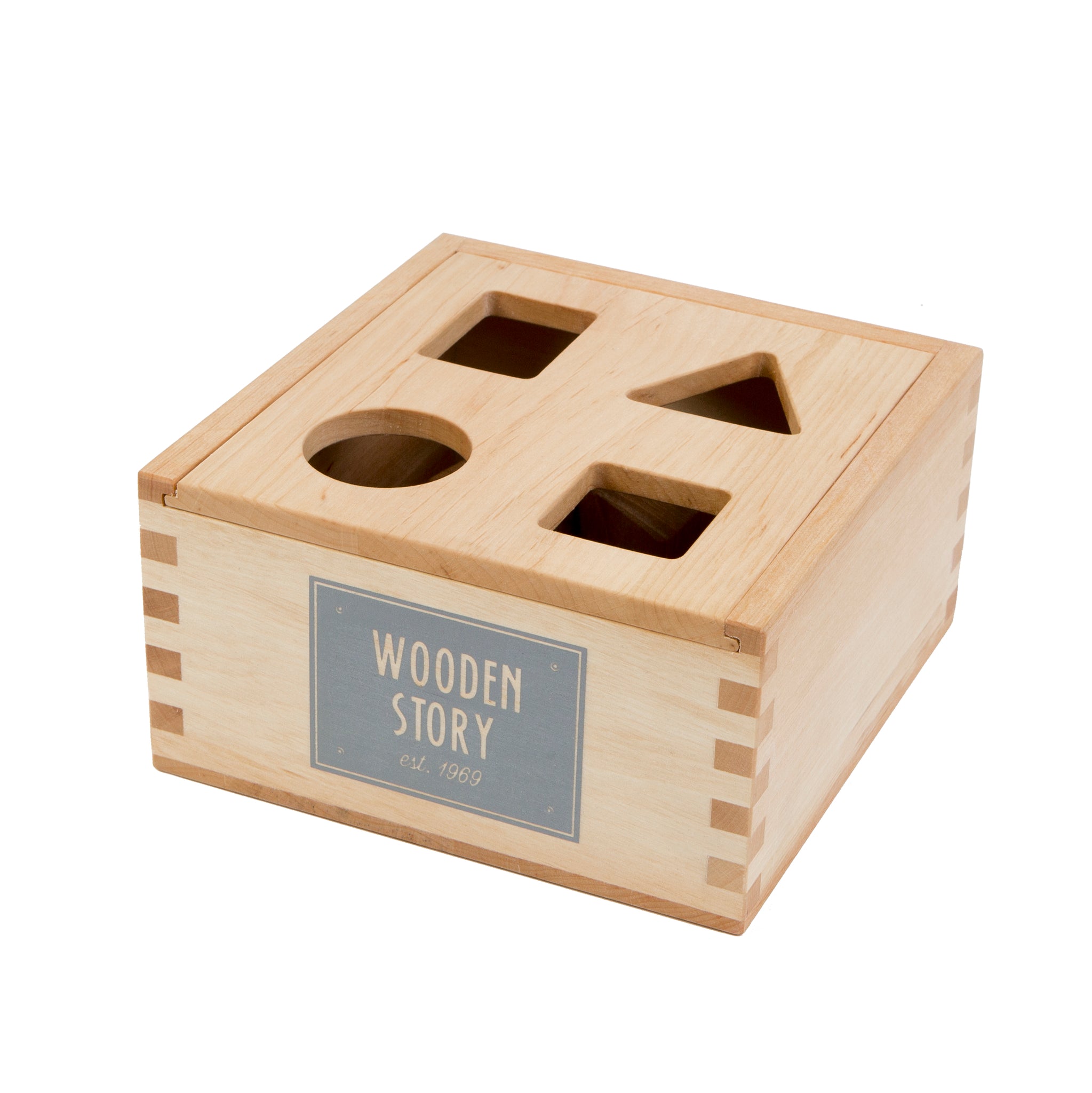Natural Wooden Sorter Box