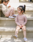 Sustainable UV Longsleeved Bathing Suit - Dusty Rose (UV STANDARD 801)