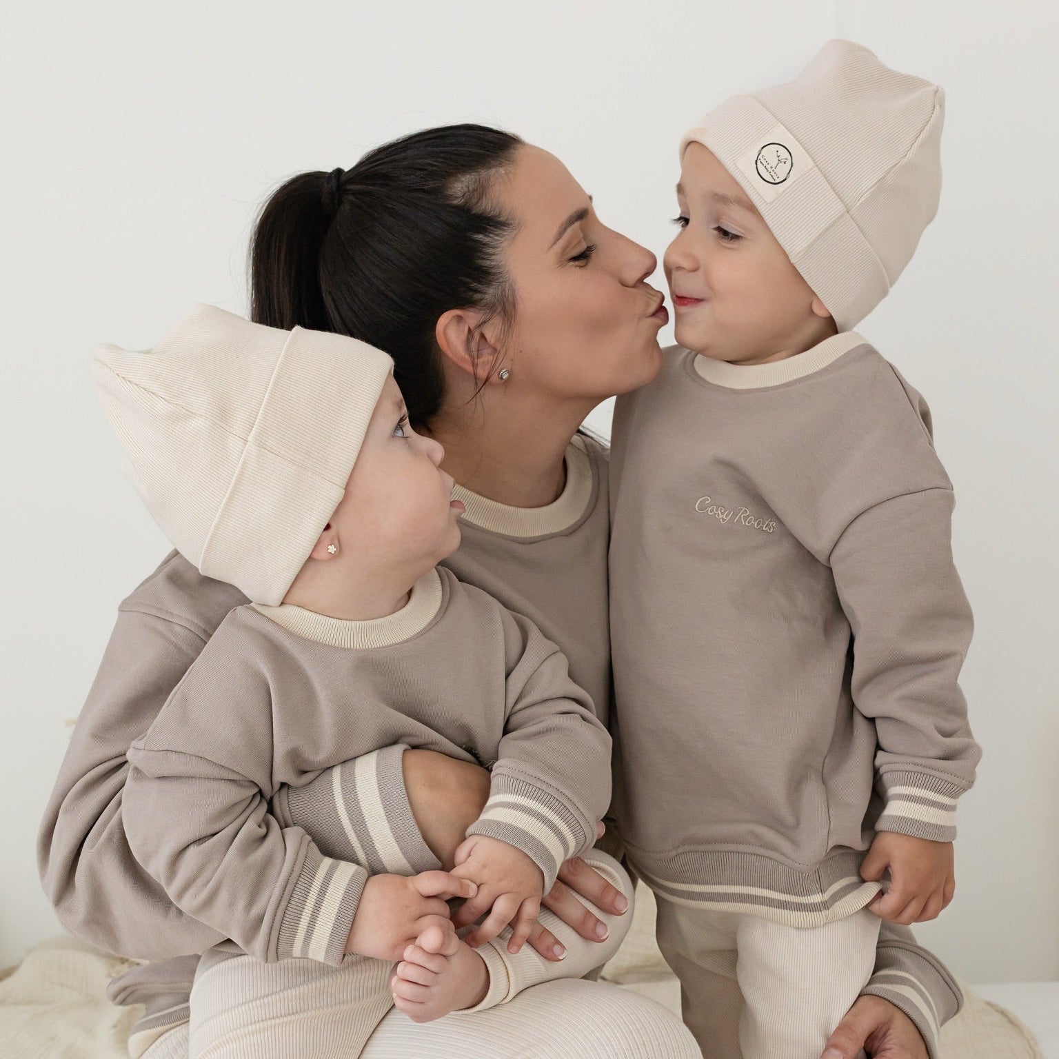 Family Sweatshirt - Caramel