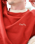 Family Sweatshirt - DAD - Vintage Red