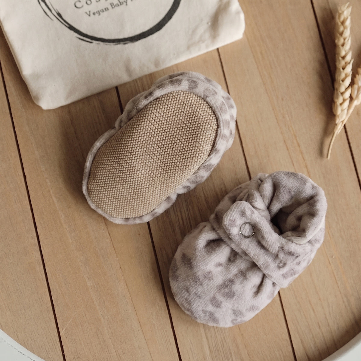 Organic Nicky Booties - Leo Macchiato