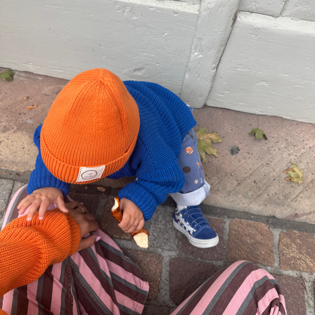 GOTS Organic Knit Beanie - Pumpkin Orange