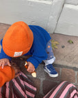 GOTS Organic Knit Beanie - Pumpkin Orange
