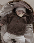 Organic Teddy Jacket - Mocha - SALE