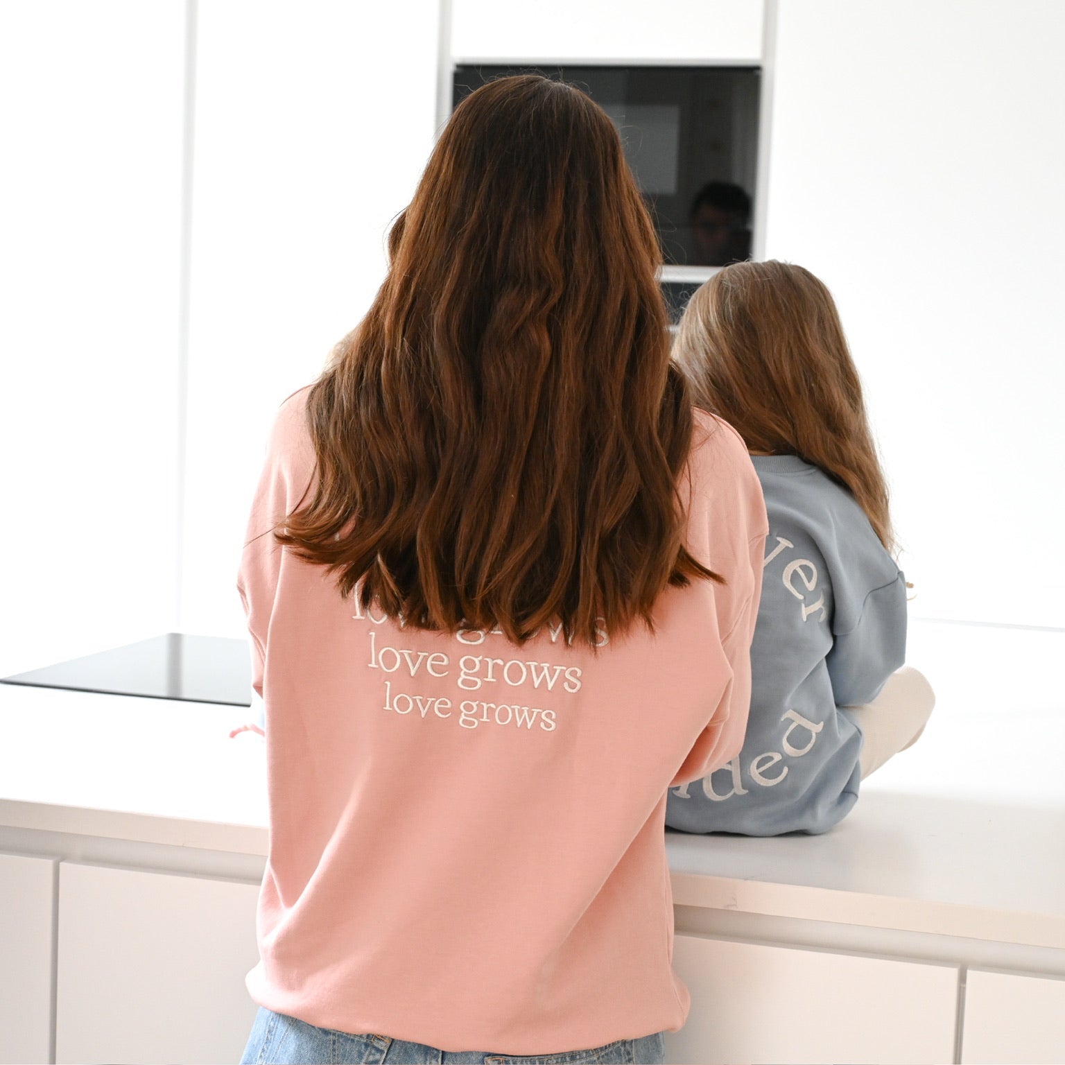 Family Sweatshirt - Dusty Blue - Forever Bonded